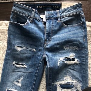 NWT American Eagle Hi-rise jegging crop, size 0